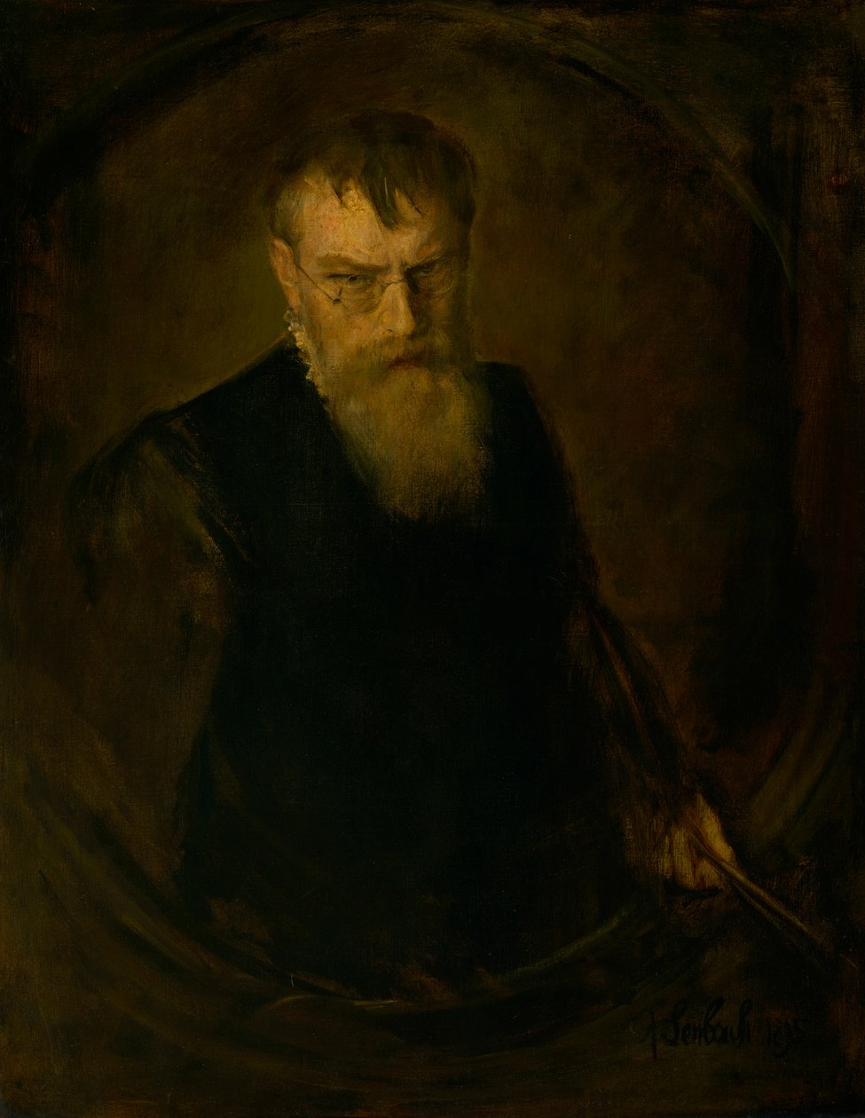 Önarckép alkotó: Franz von Lenbach