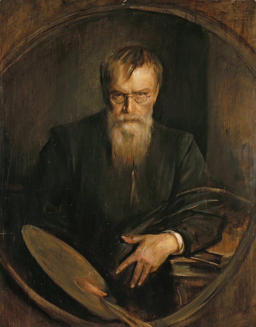 Önarckép alkotó: Franz von Lenbach