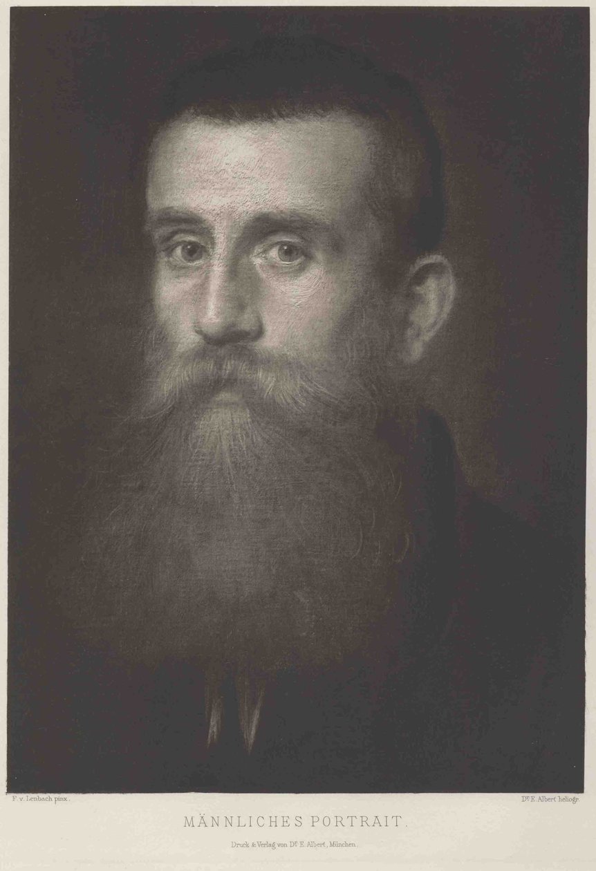 Tanulmánycím alkotó: Franz von Lenbach