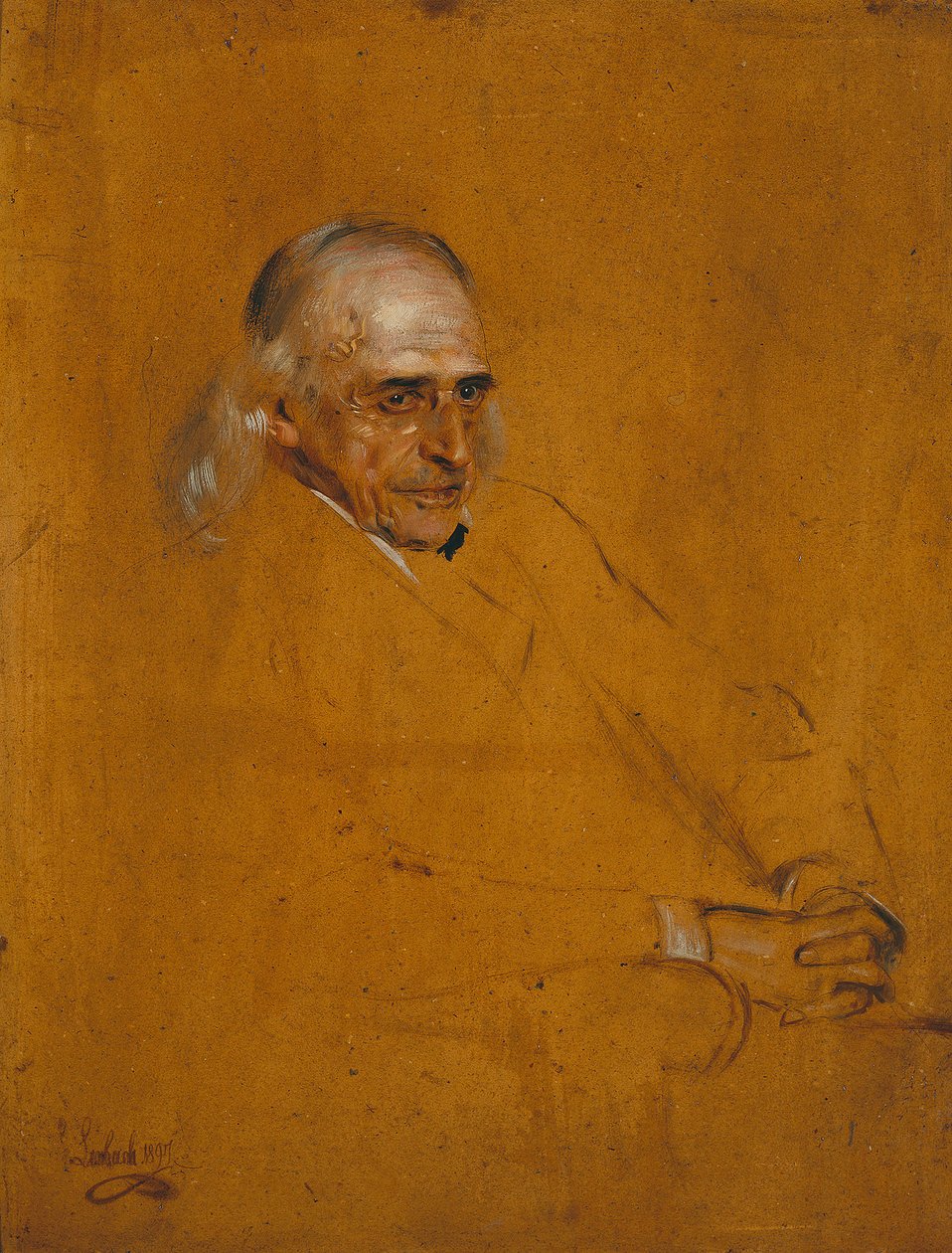 Theodor Mommsen. Tanulmány alkotó: Franz von Lenbach