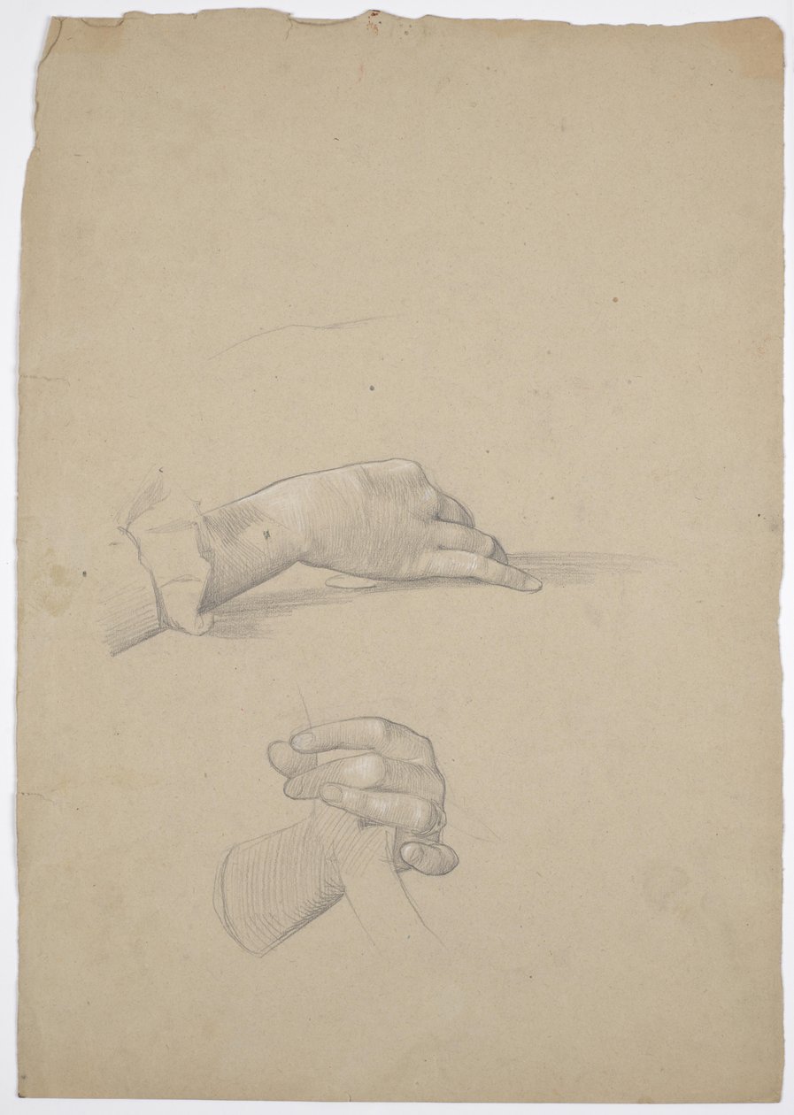 Handstudien alkotó: Franz von Matsch
