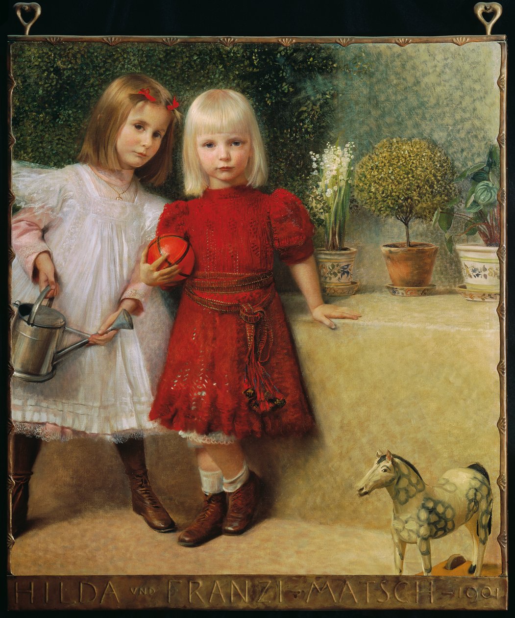 Hilda és Franzi von Matsch, a művész gyermekei alkotó: Franz von Matsch