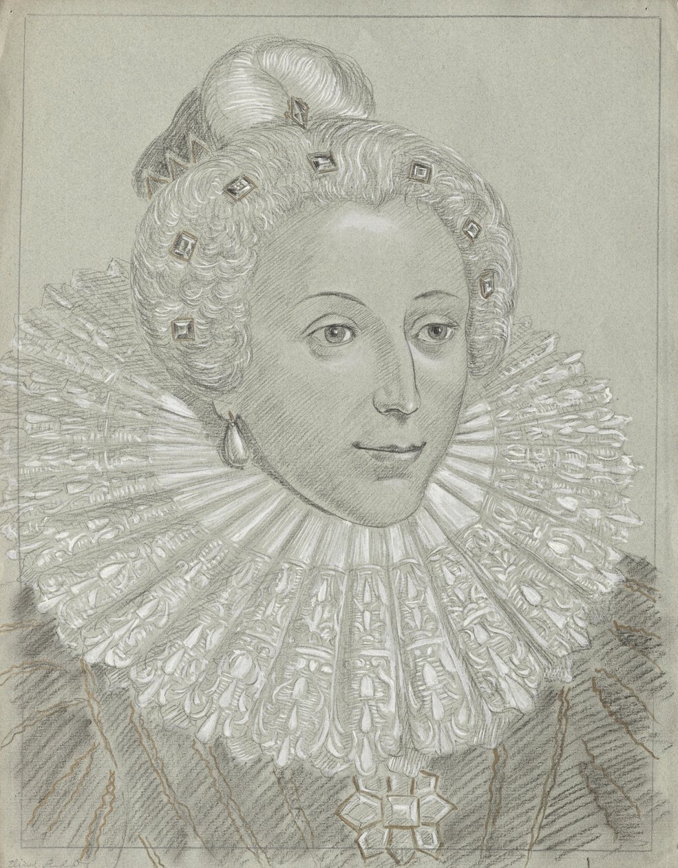 Erzsébet angol királynő alkotó: Franz von Matsch