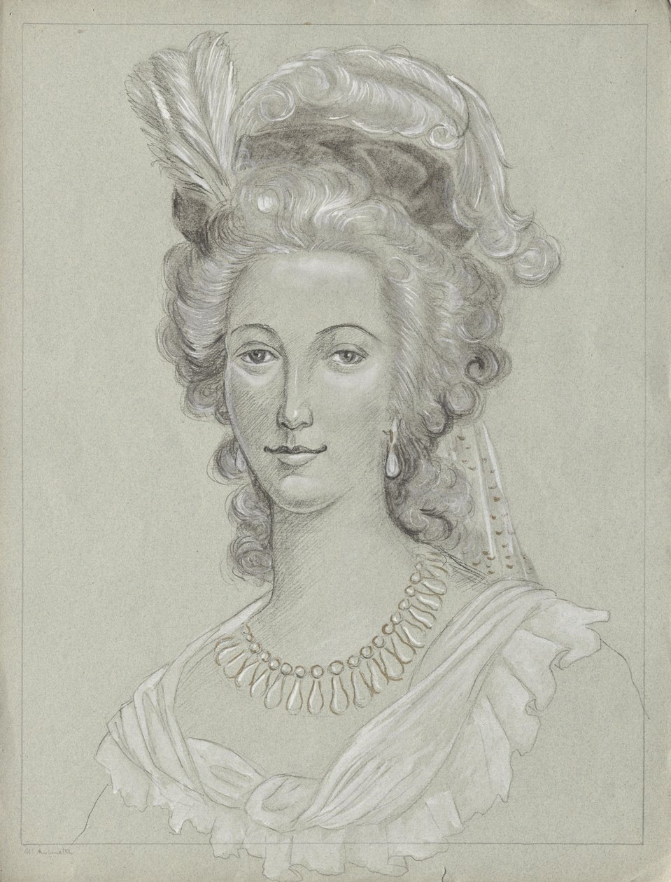 Marie Antoinette királynő alkotó: Franz von Matsch