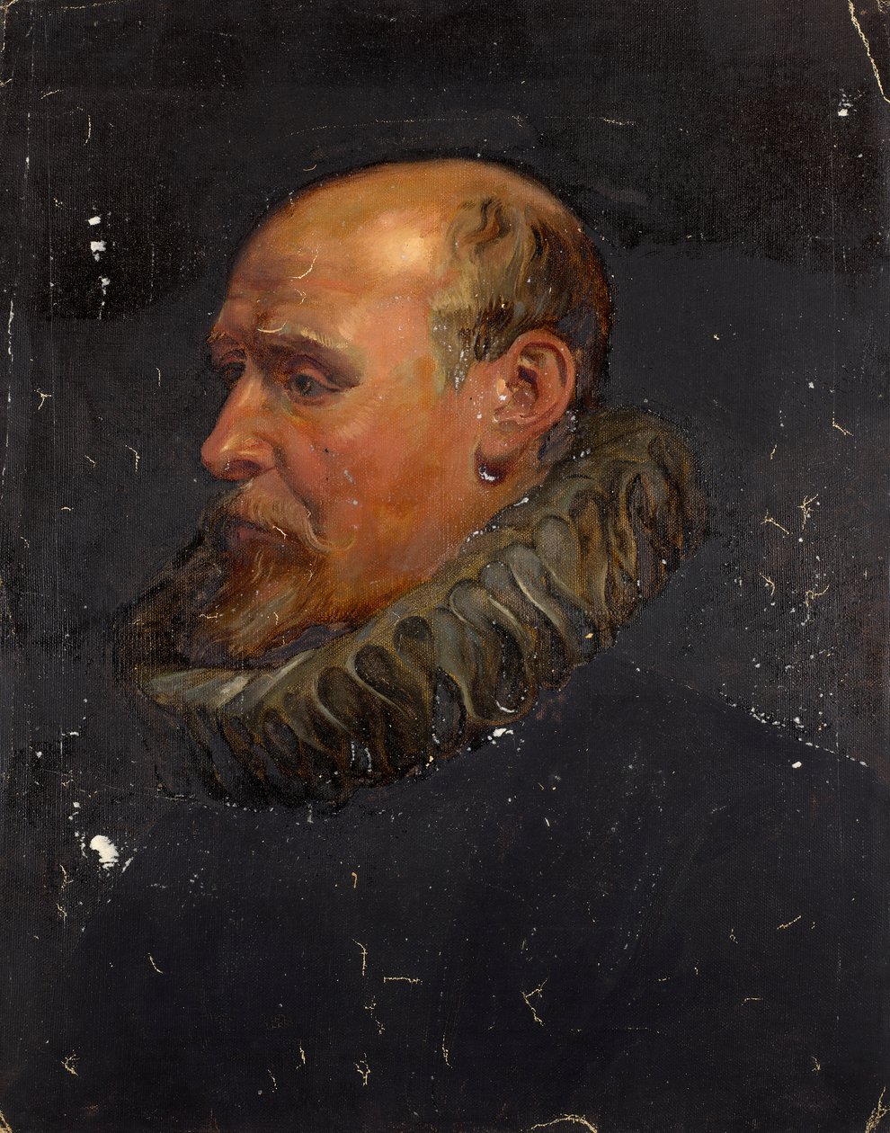 Egy úriember portréja alkotó: Franz von Matsch