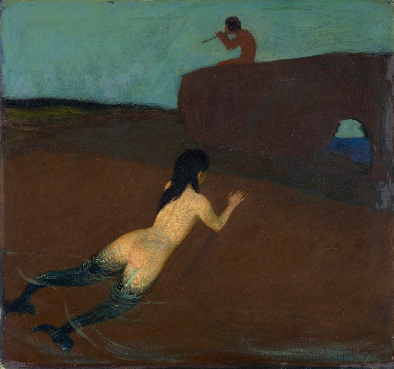 hallgatózás alkotó: Franz von Stuck
