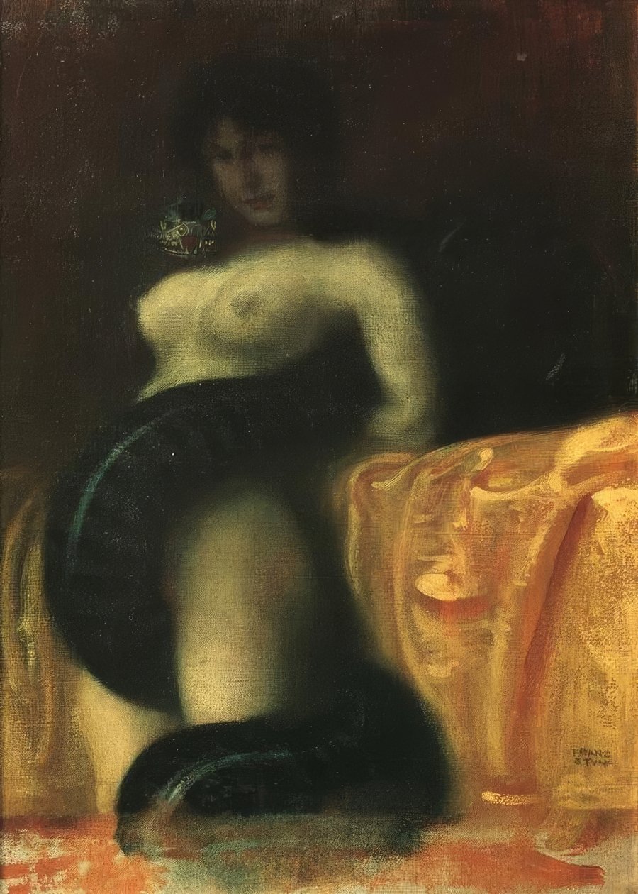 A kígyó nő alkotó: Franz von Stuck