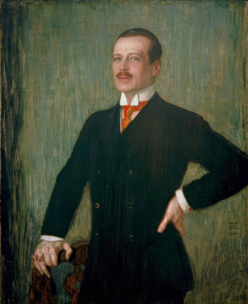 Ernst Ludwig hesseni / Gem. Darab alkotó: Franz von Stuck