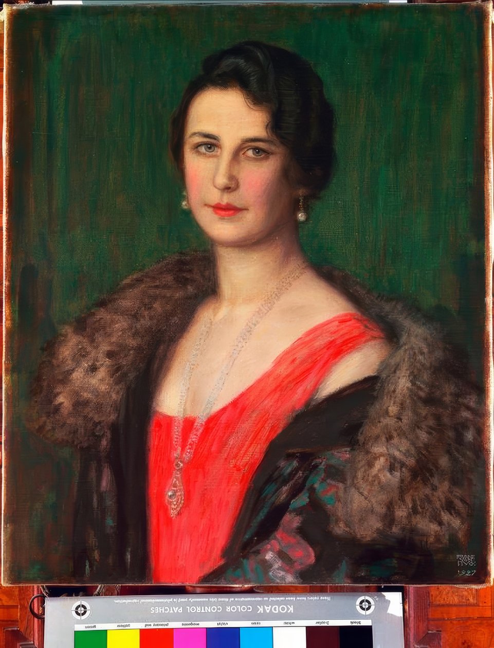F. kontra Stuck / Frau Patzak / Festmény, 1927 alkotó: Franz von Stuck