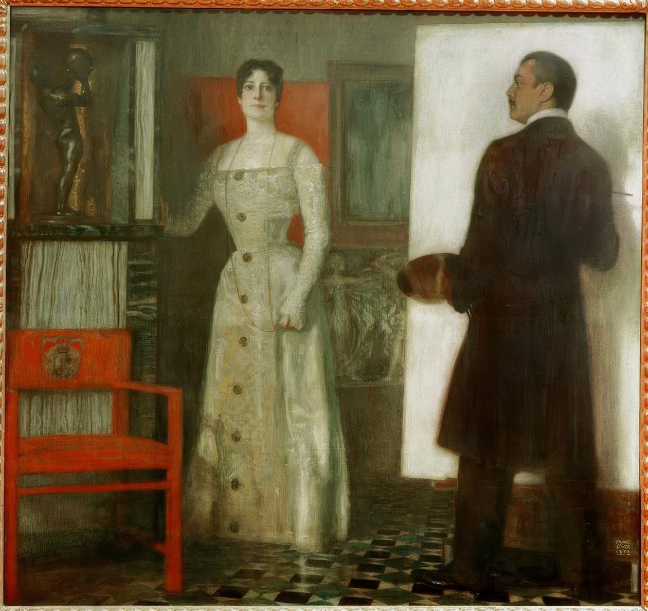 Franz és Mary a stúdióban ragadt alkotó: Franz von Stuck