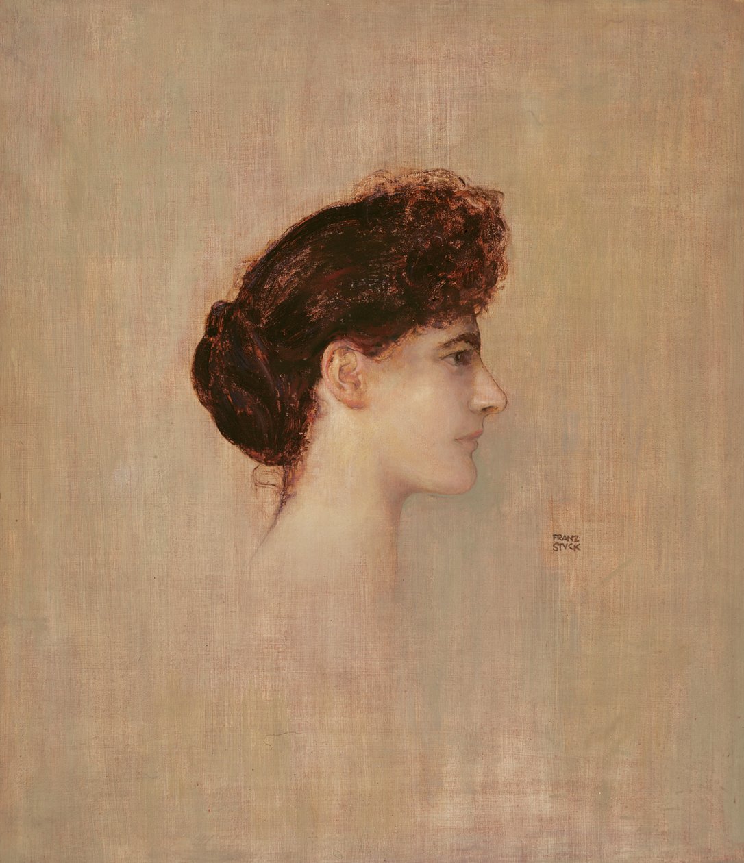 Női portré, 1892 alkotó: Franz von Stuck