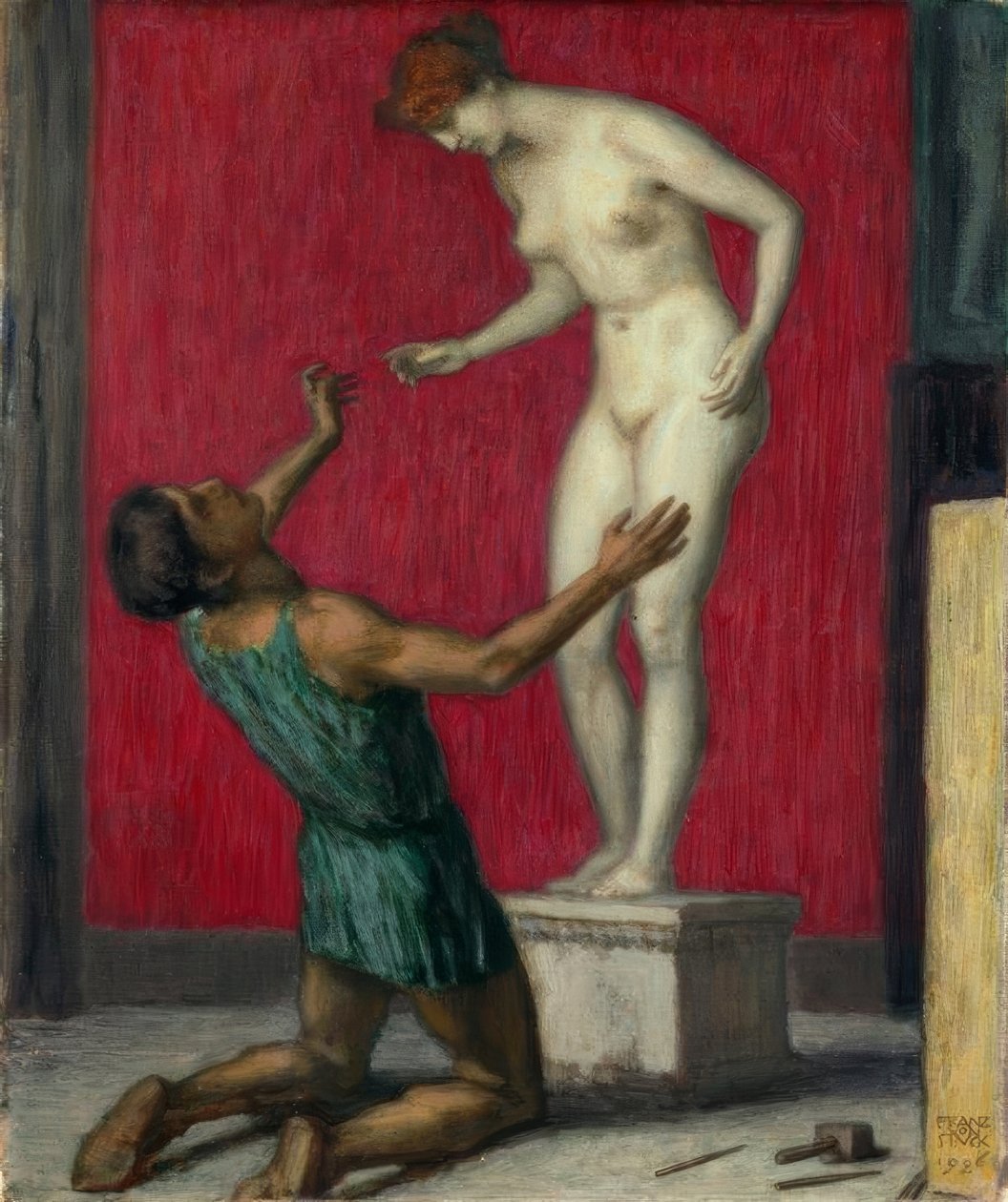 Pygmalion alkotó: Franz von Stuck