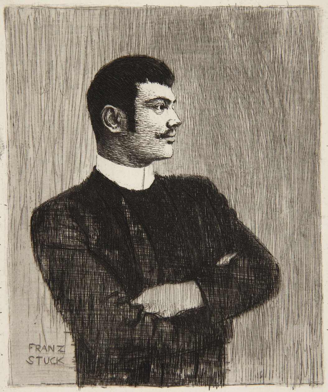 Önarckép alkotó: Franz von Stuck