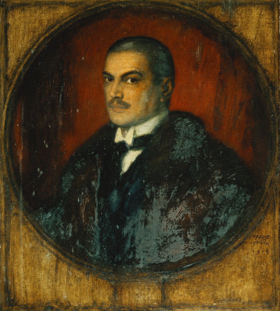 A művész önarcképe, félhosszúság, 1915 alkotó: Franz von Stuck