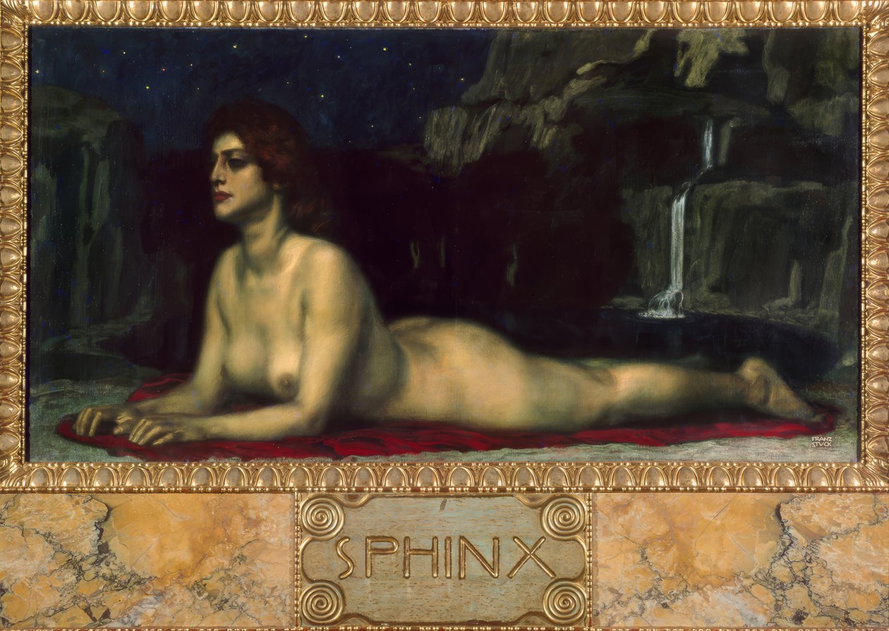 Szfinksz alkotó: Franz von Stuck