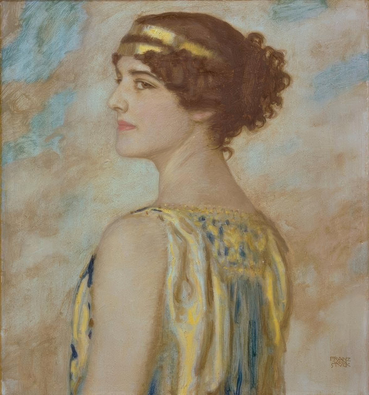 Mária lánya görögként alkotó: Franz von Stuck