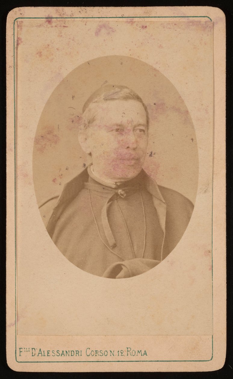 Angelo Secchi portréja 1818-1878, 1876. alkotó: Fratelli D