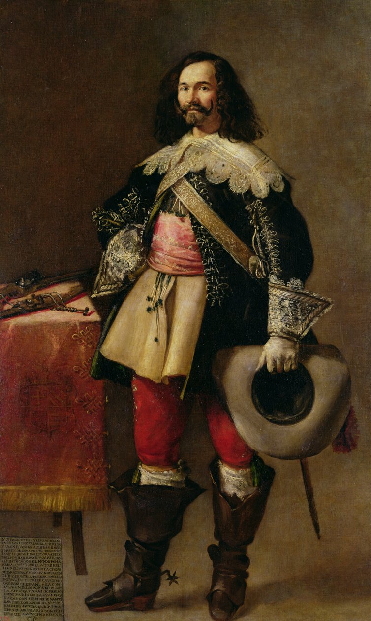 Don Tiburcio de Redin és Cruzat alkotó: Fray Juan Andres Rizi
