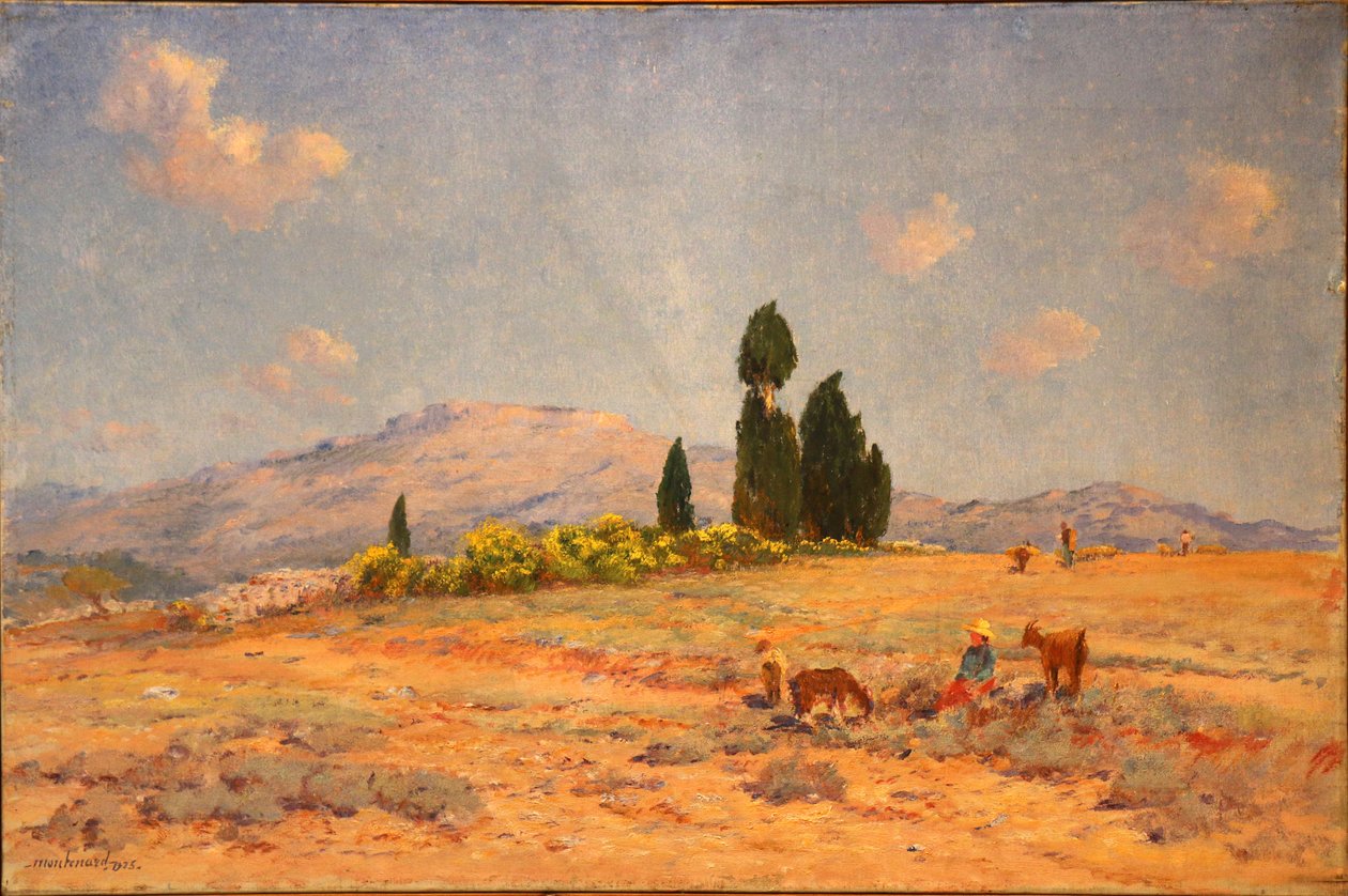 A kecsketartó alkotó: Frederic Montenard