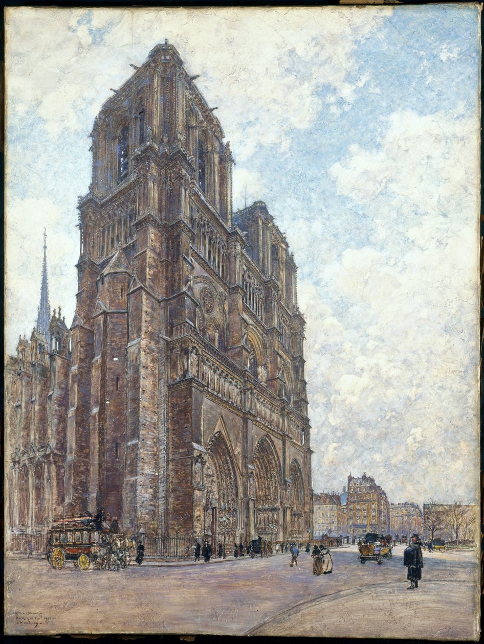 Francia: Notre-Dame de Paris alkotó: Frederic Anatole Houbron