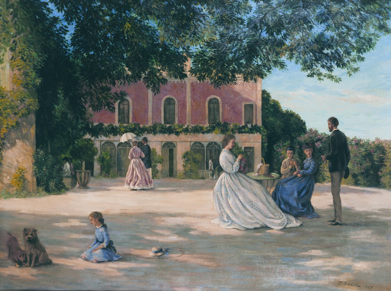 Francia: La Terrasse de Méric alkotó: Frédéric Bazille