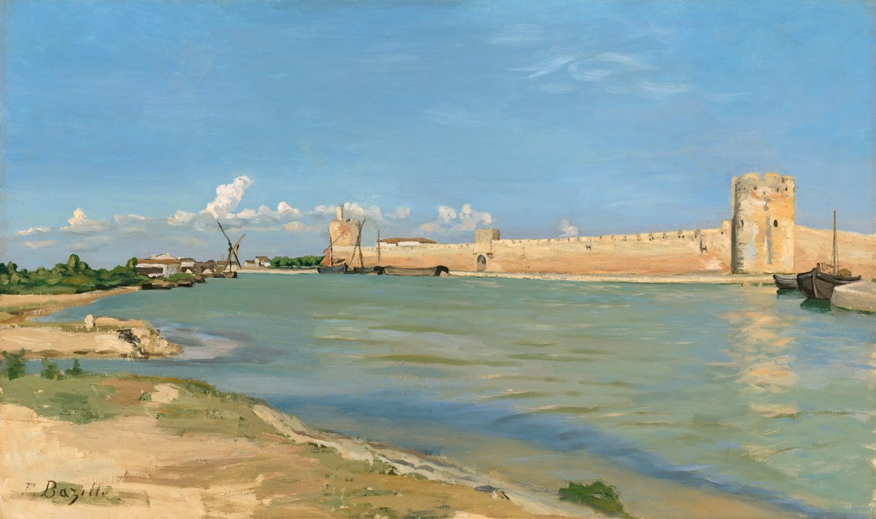 A nyugati sáncok Aigues-Mortesnél alkotó: Frédéric Bazille