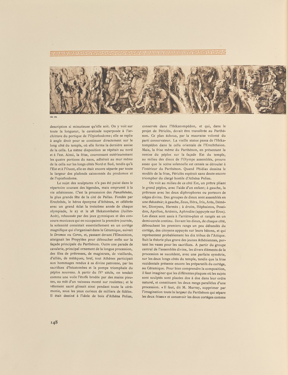 A Parthenon nyugati fríze alkotó: Frédéric Boissonnas