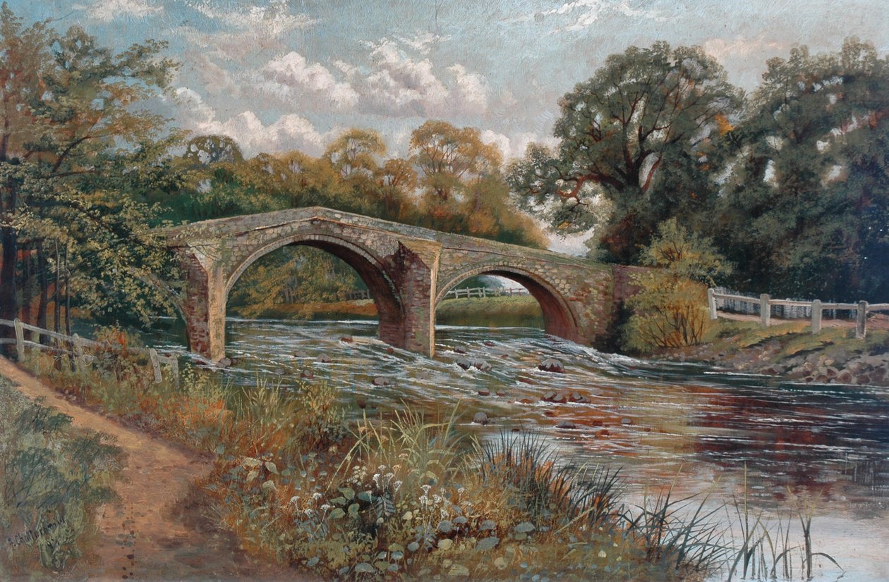 Ilkley látképe, 1893 alkotó: Fred Challacombe
