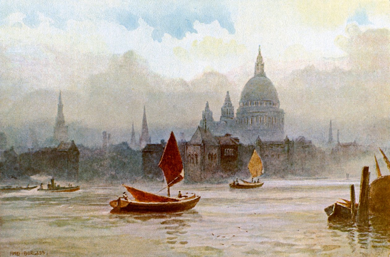 "Temze", 1902-1903 alkotó: Fred Burgess