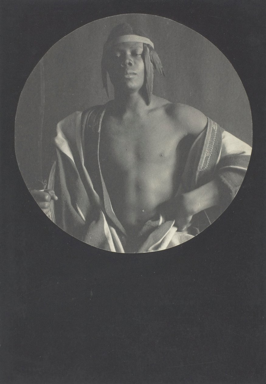 Etióp uralkodó, 1897, nyomtatott c. 1902. alkotó: Fred Holland Day