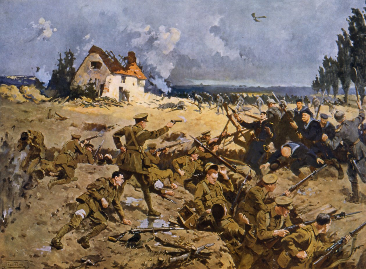 Nyolcadik május (olaj, vászon) alkotó: Fred Roe