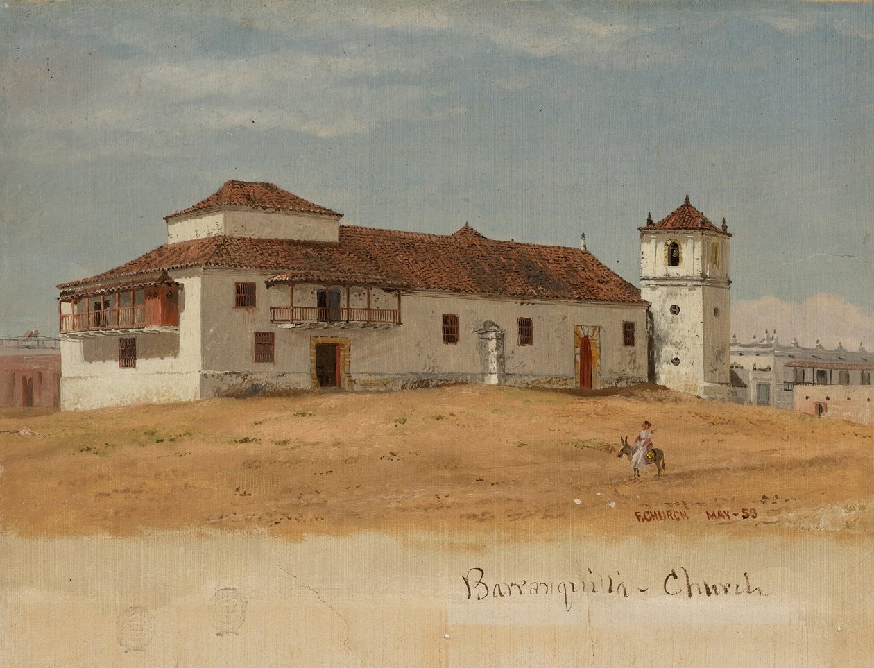 Kolumbia, Barranquilla templom alkotó: Frederic Edwin Church