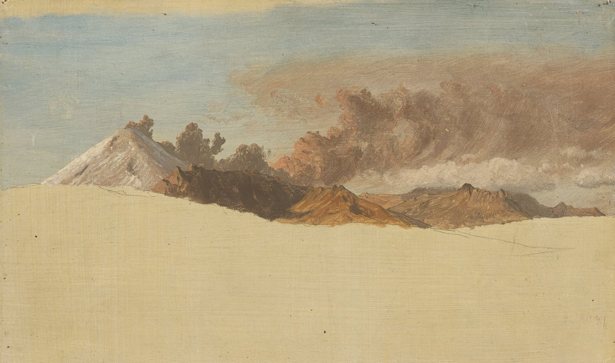 Cotopaxi az Ambato -ból, Ecuadorból alkotó: Frederic Edwin Church