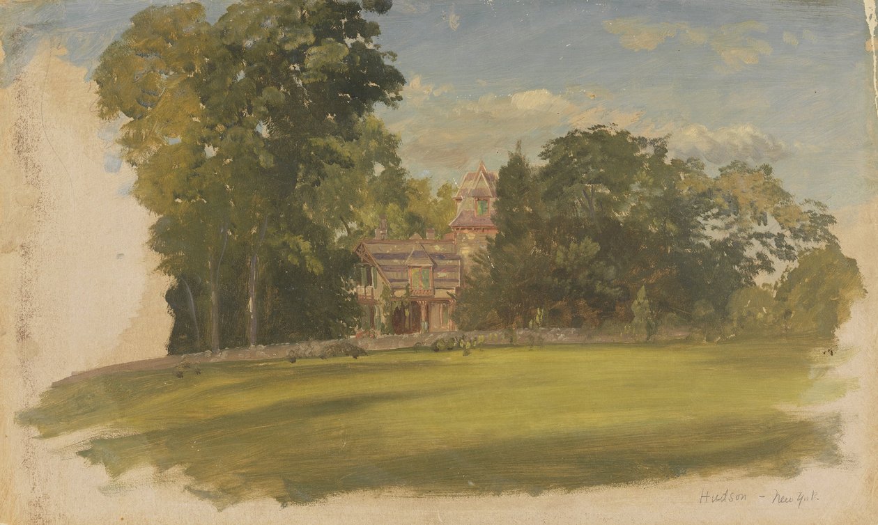 Ház Hudson, New York alkotó: Frederic Edwin Church