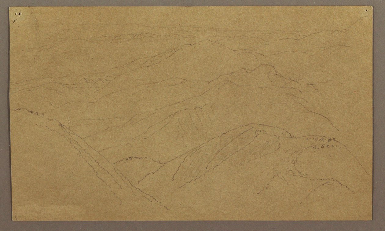 Tájkép; Nak nek alkotó: Frederic Edwin Church