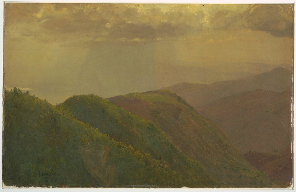 Táj Jamaicában, Nyugat -Indiában alkotó: Frederic Edwin Church