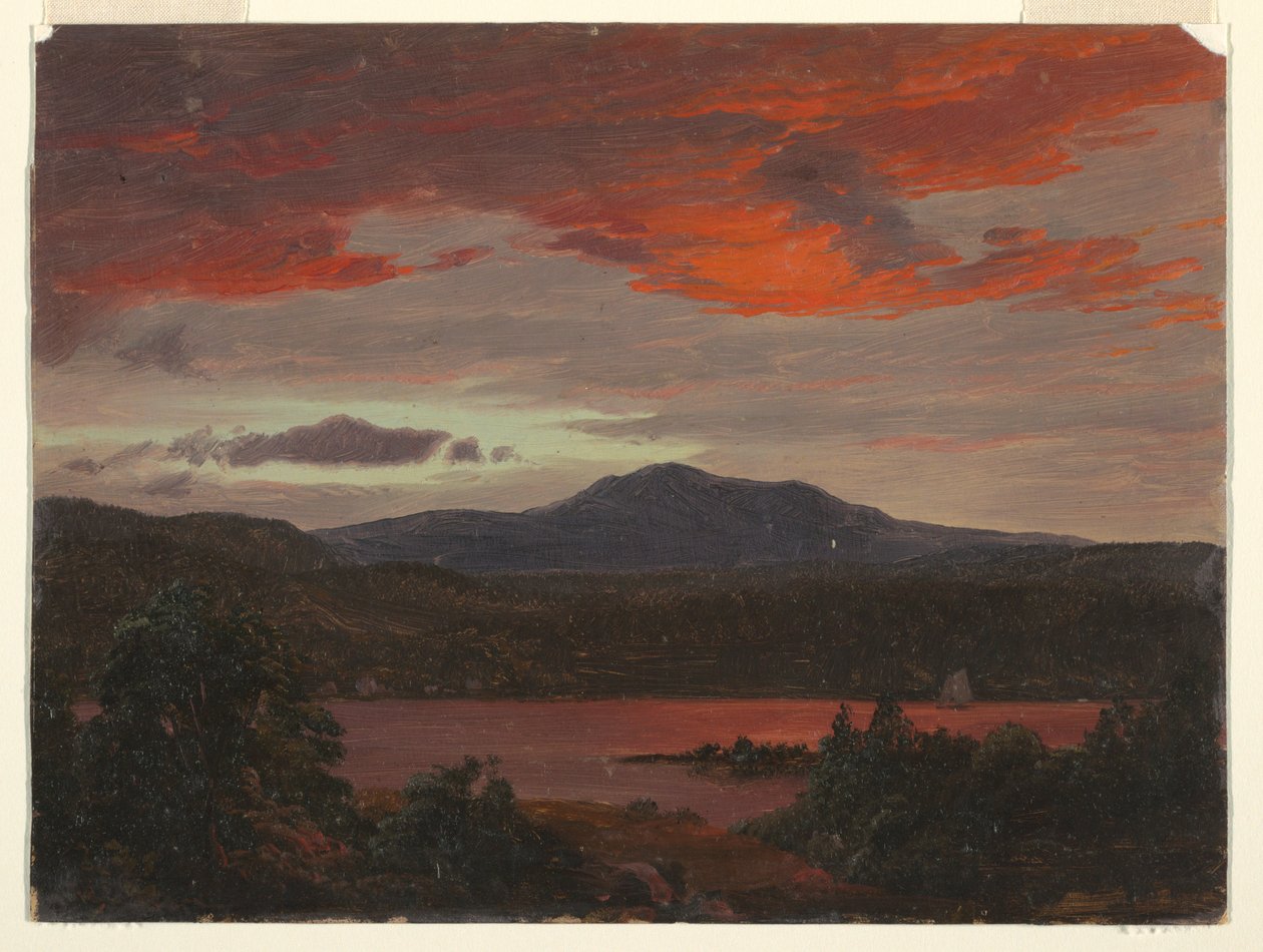 A Katahdin -hegy a Katahdin -tótól alkotó: Frederic Edwin Church