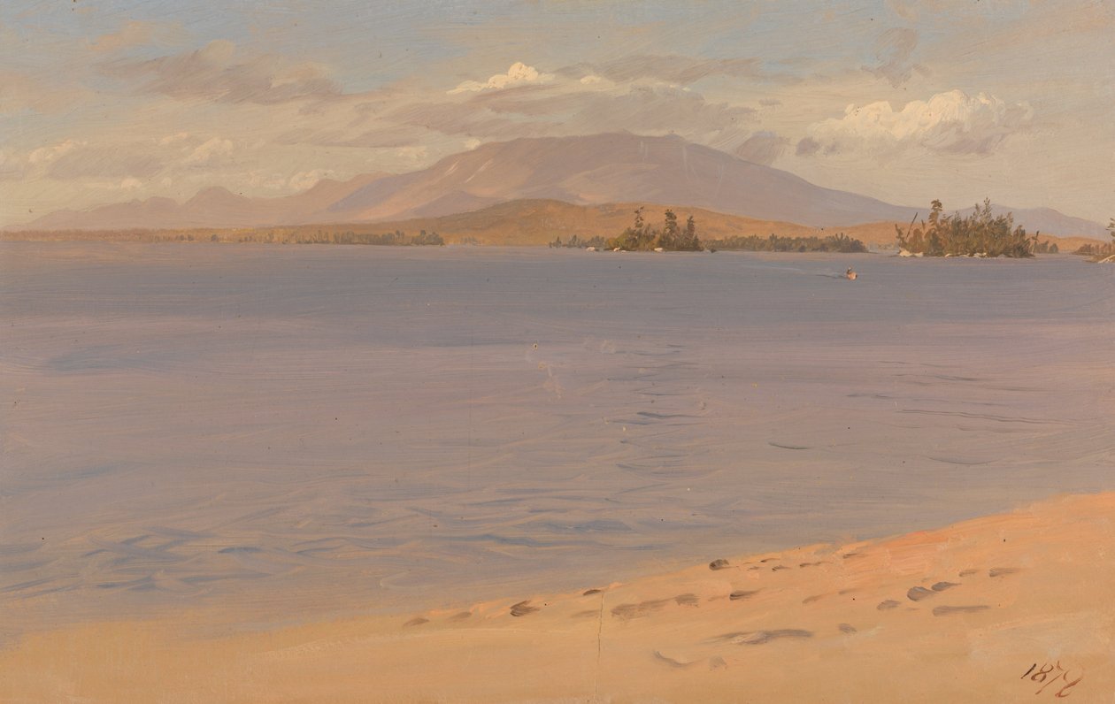 Mount Katahdin a Millinocket -tótól alkotó: Frederic Edwin Church