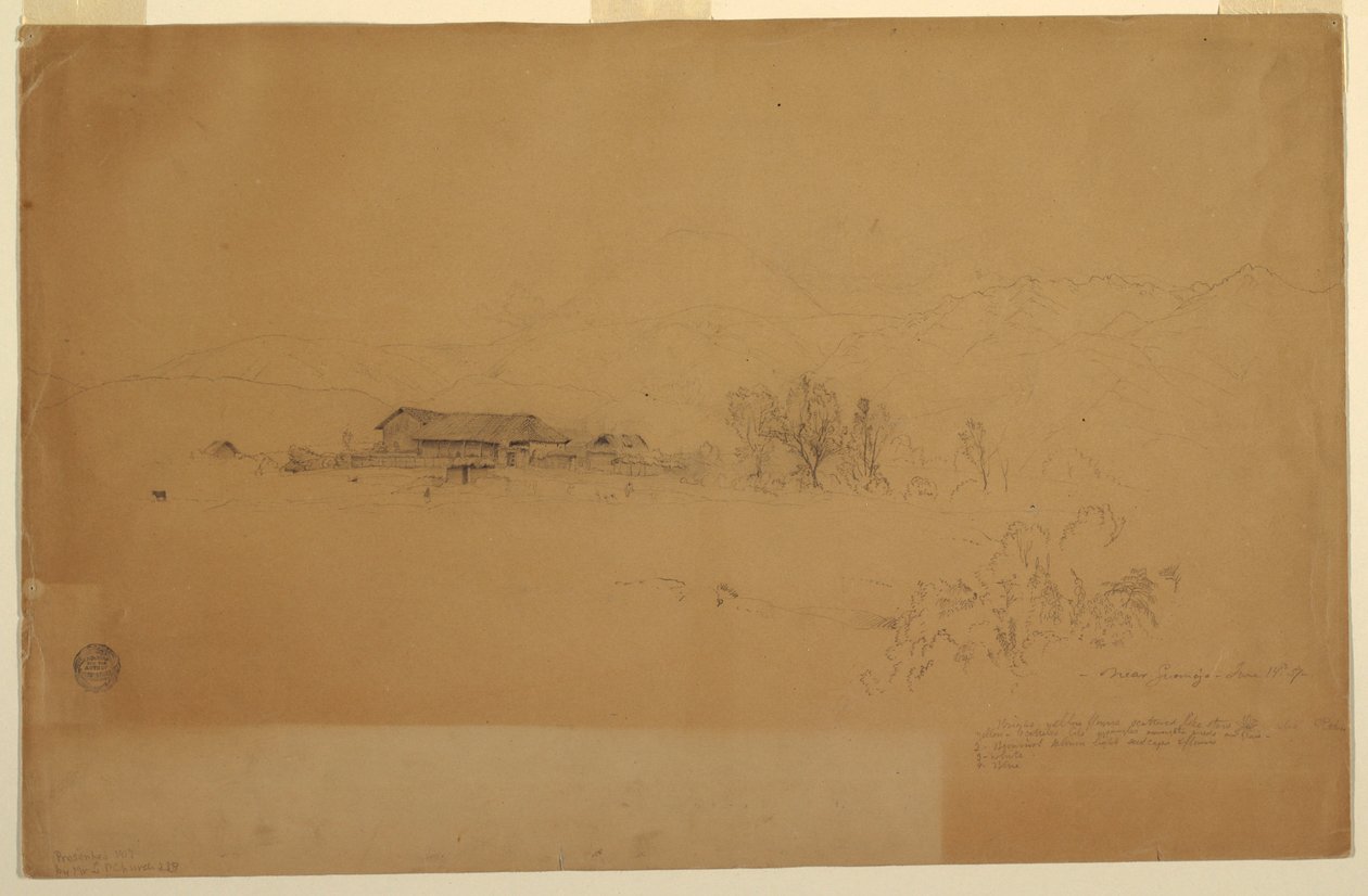 Guanojo közelében, Ecuador alkotó: Frederic Edwin Church