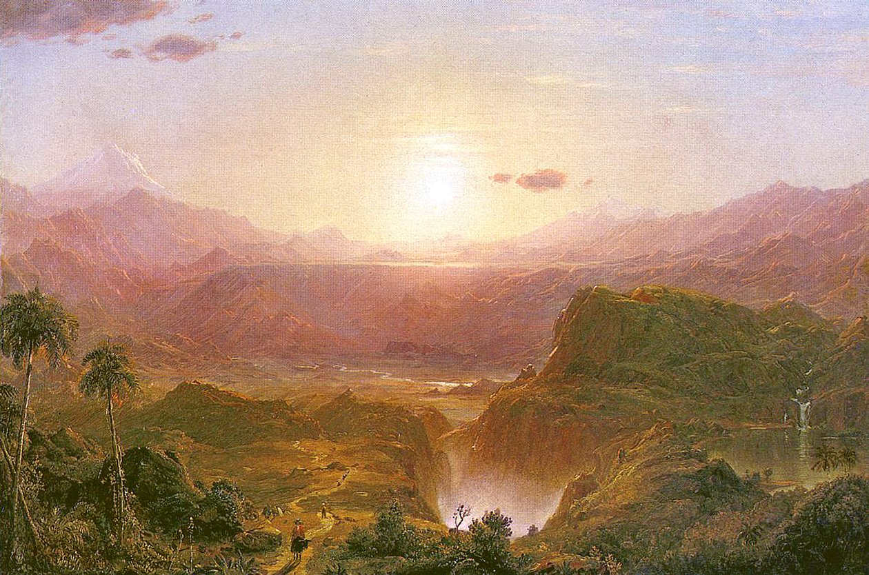 Az ecuadori Andok alkotó: Frederic Edwin Church