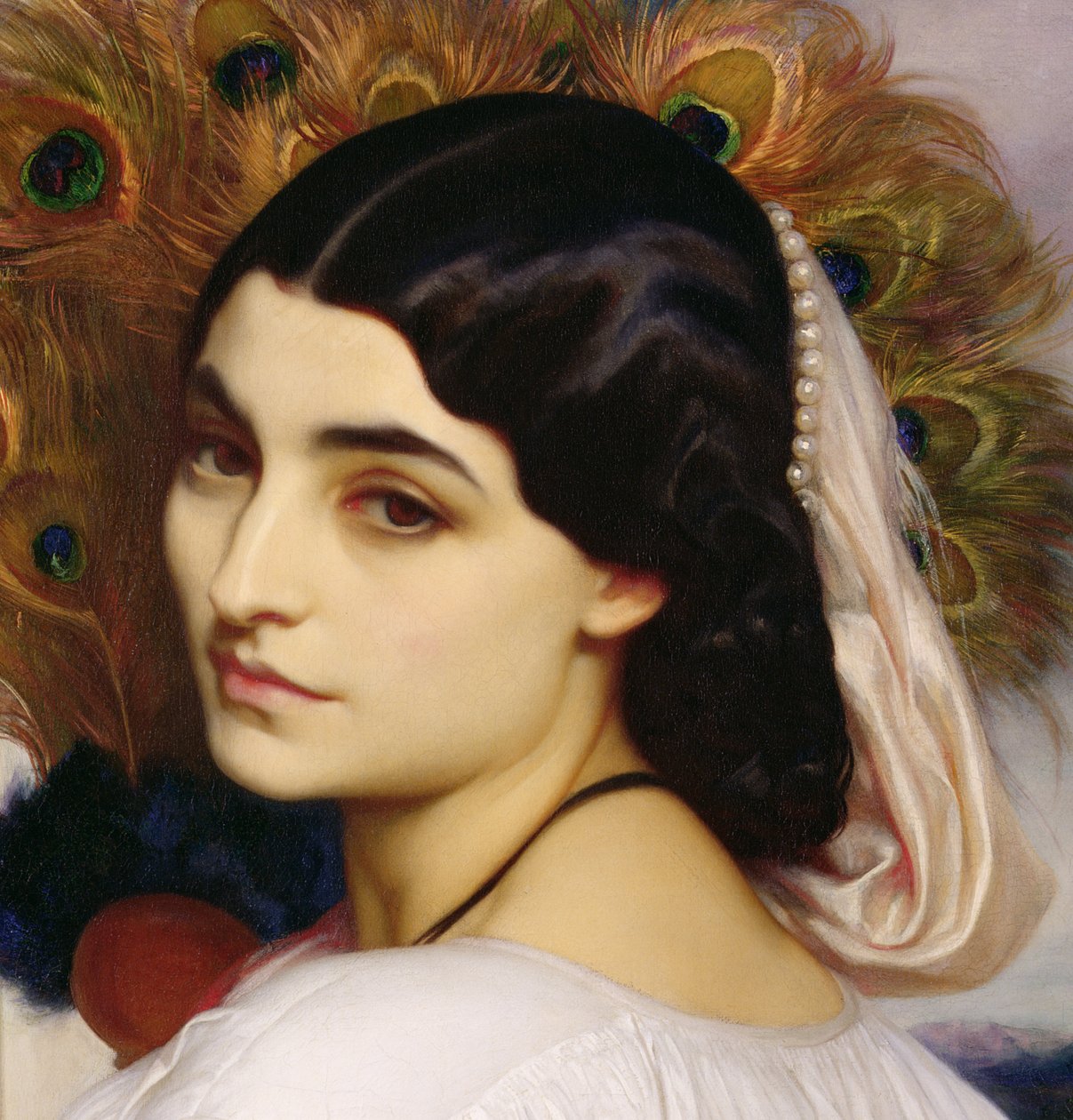 Pavonia, 1859 olaj, vászon részlet a 64816-ból alkotó: Frederic Leighton