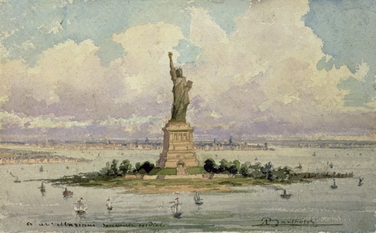 Szabadság szobor alkotó: Frederic Auguste Bartholdi