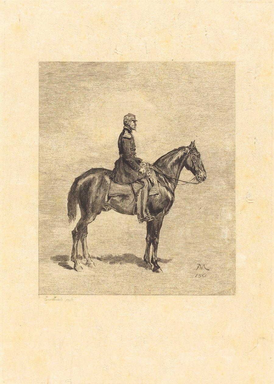 Lovas alkotó: Frederic Auguste La Guillermie after Jean Louis Ernest Meissonier