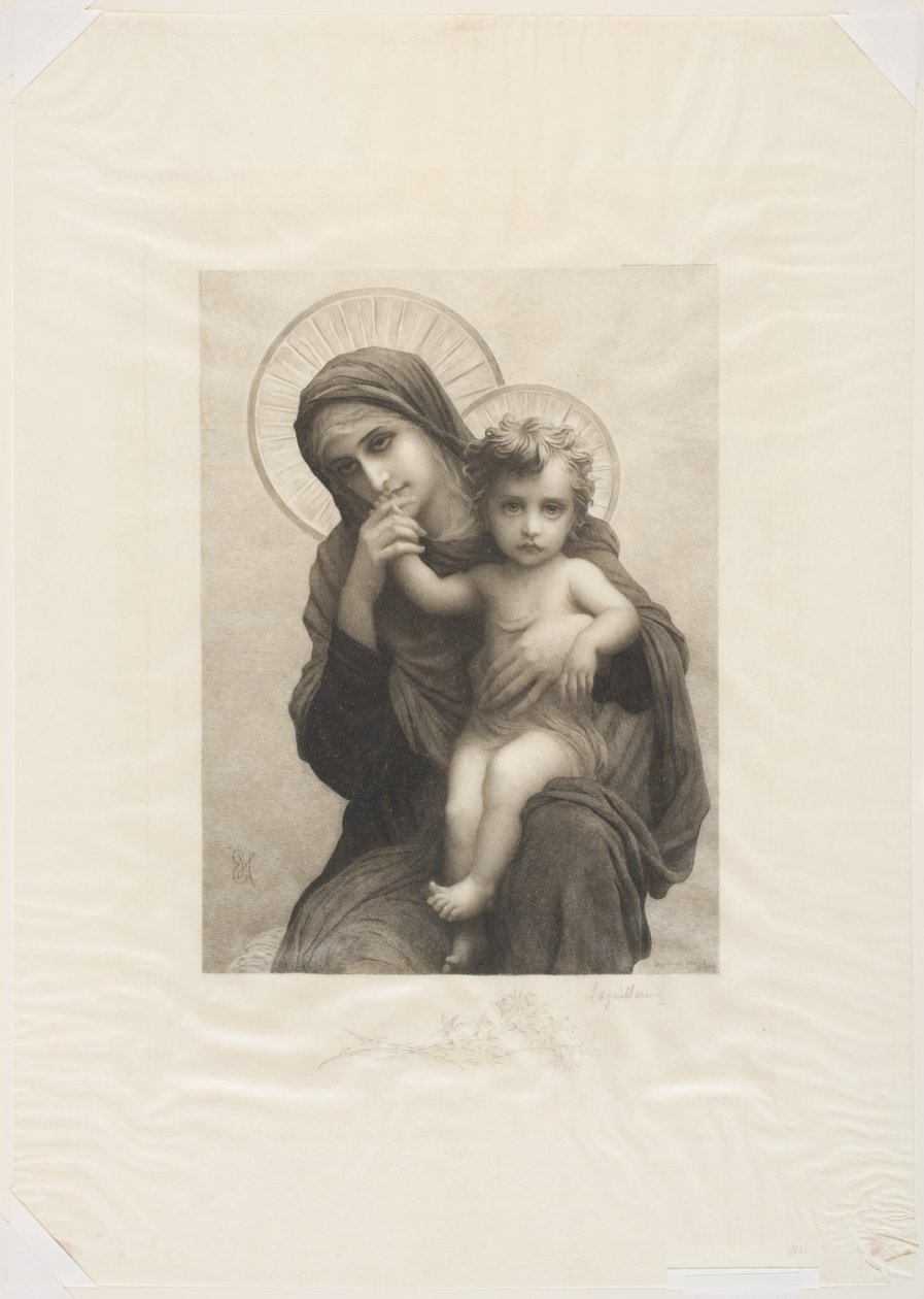 Madonna és gyermeke alkotó: Frederic Auguste Laguillermie