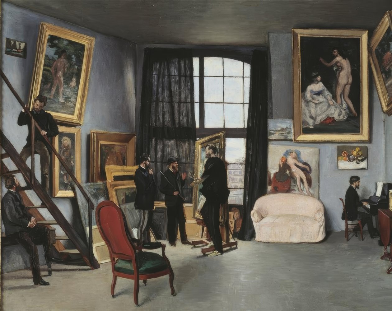 A Bazille műhely alkotó: Jean Frederic Bazille