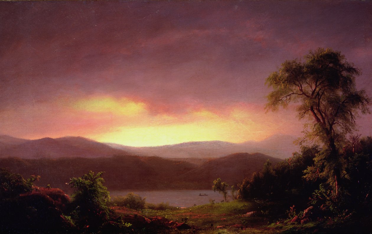 Egy Catskill-táj, 1858-60 körül alkotó: Frederic Edwin Church