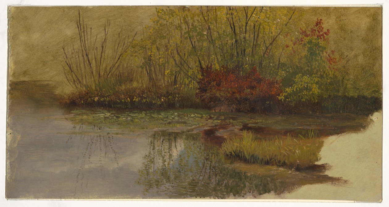 Egy tó sarka alkotó: Frederic Edwin Church