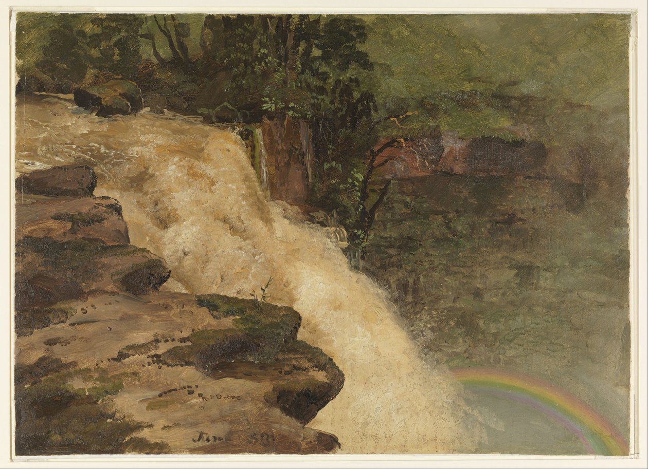 Vízesés Kolumbiában alkotó: Frederic Edwin Church