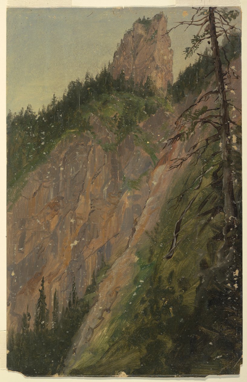 Alpesi táj, Bajorország vagy Svájc alkotó: Frederic Edwin Church