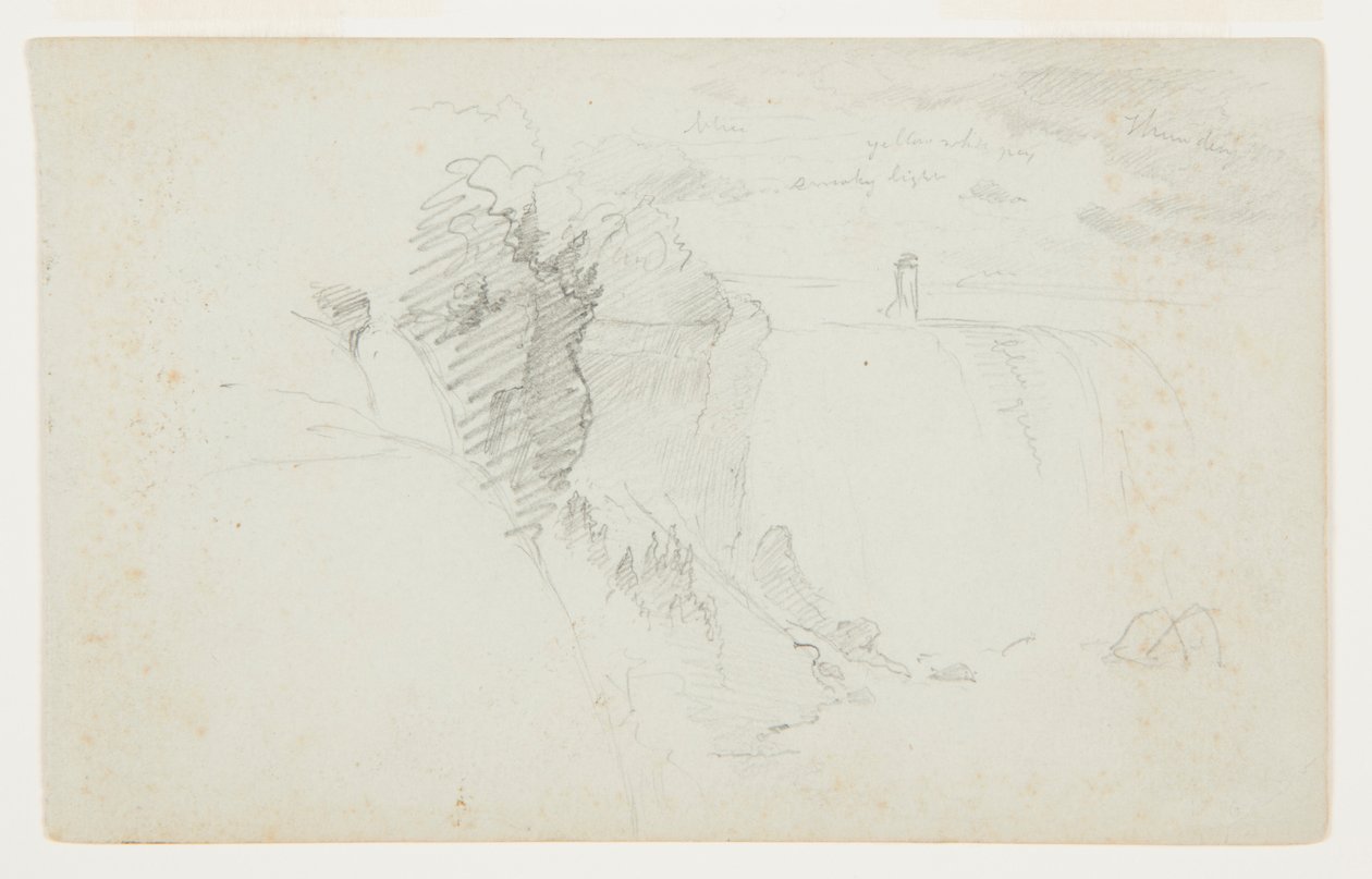Amerikai vízesés, Niagara folyó alkotó: Frederic Edwin Church
